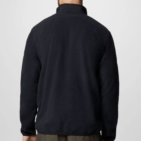 Columbia 1/2 Fleece Sweater Size Medium Mens Black Sequoia Grove $60 - Picture 10 of 16